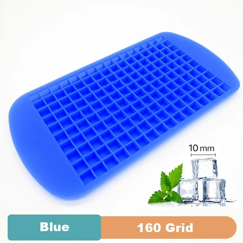 4/6/8/15/160 Grid Big Ice Tray Mold Giant Jumbo Large Food Grade Silicone Ice Cube Square Tray Mold DIY Ice Maker Ice Cube Tray