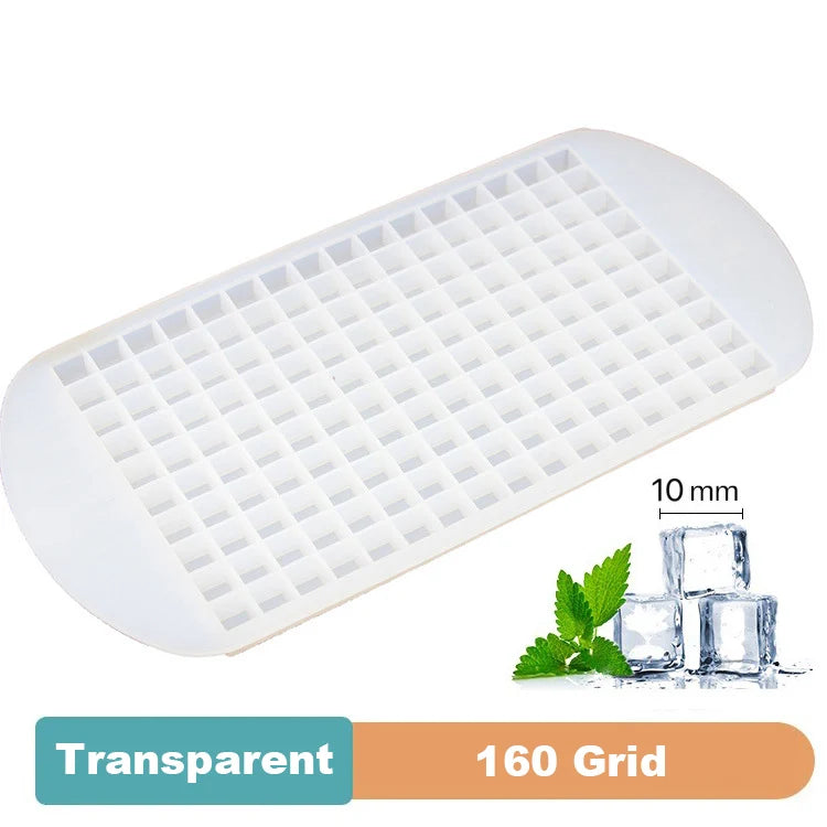 4/6/8/15/160 Grid Big Ice Tray Mold Giant Jumbo Large Food Grade Silicone Ice Cube Square Tray Mold DIY Ice Maker Ice Cube Tray