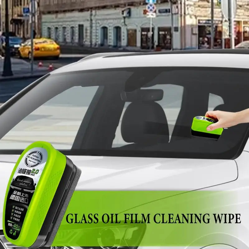 120ml Oil Film Remover Car Windshield Cleaning Brush Glass Front Dashboard Side Window Rearview Mirror Cleaning Agent for Cars