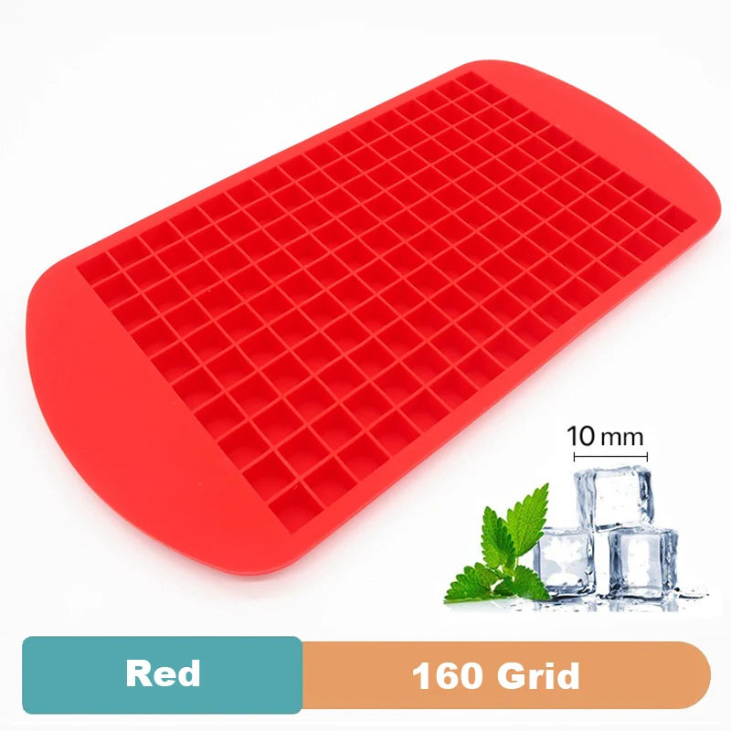 4/6/8/15/160 Grid Big Ice Tray Mold Giant Jumbo Large Food Grade Silicone Ice Cube Square Tray Mold DIY Ice Maker Ice Cube Tray