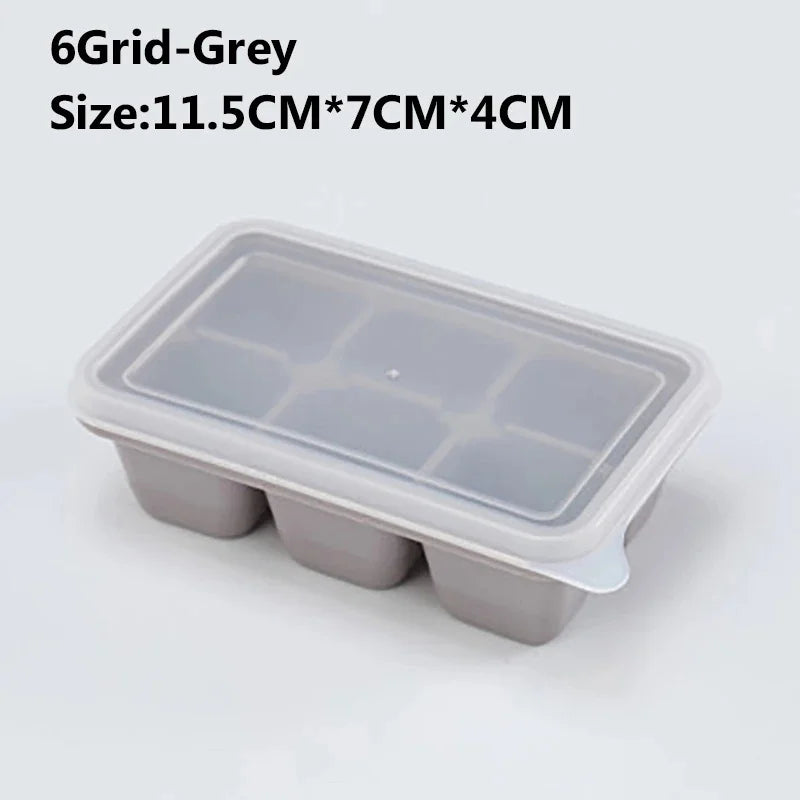 4/6/8/15/160 Grid Big Ice Tray Mold Giant Jumbo Large Food Grade Silicone Ice Cube Square Tray Mold DIY Ice Maker Ice Cube Tray