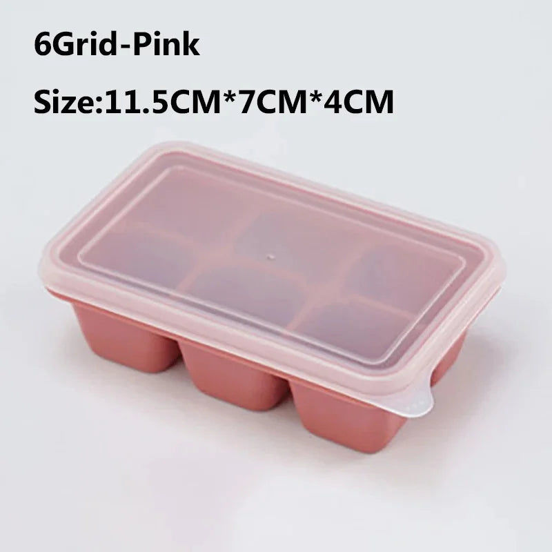 4/6/8/15/160 Grid Big Ice Tray Mold Giant Jumbo Large Food Grade Silicone Ice Cube Square Tray Mold DIY Ice Maker Ice Cube Tray