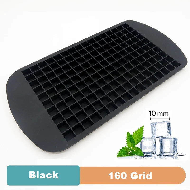 4/6/8/15/160 Grid Big Ice Tray Mold Giant Jumbo Large Food Grade Silicone Ice Cube Square Tray Mold DIY Ice Maker Ice Cube Tray